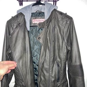Girls biker style jacket